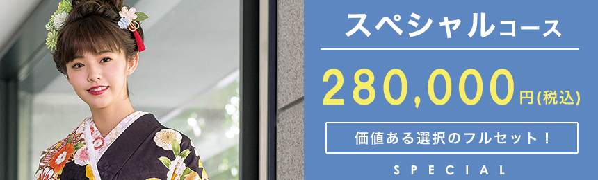 スペシャルコース 280,000円(税込) 価値ある選択のフルセット!
