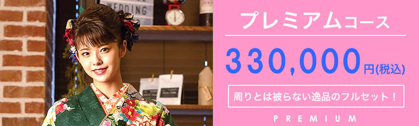 プレミアムコース 330,000円(税込) 周りとは被らない逸品のフルセット!